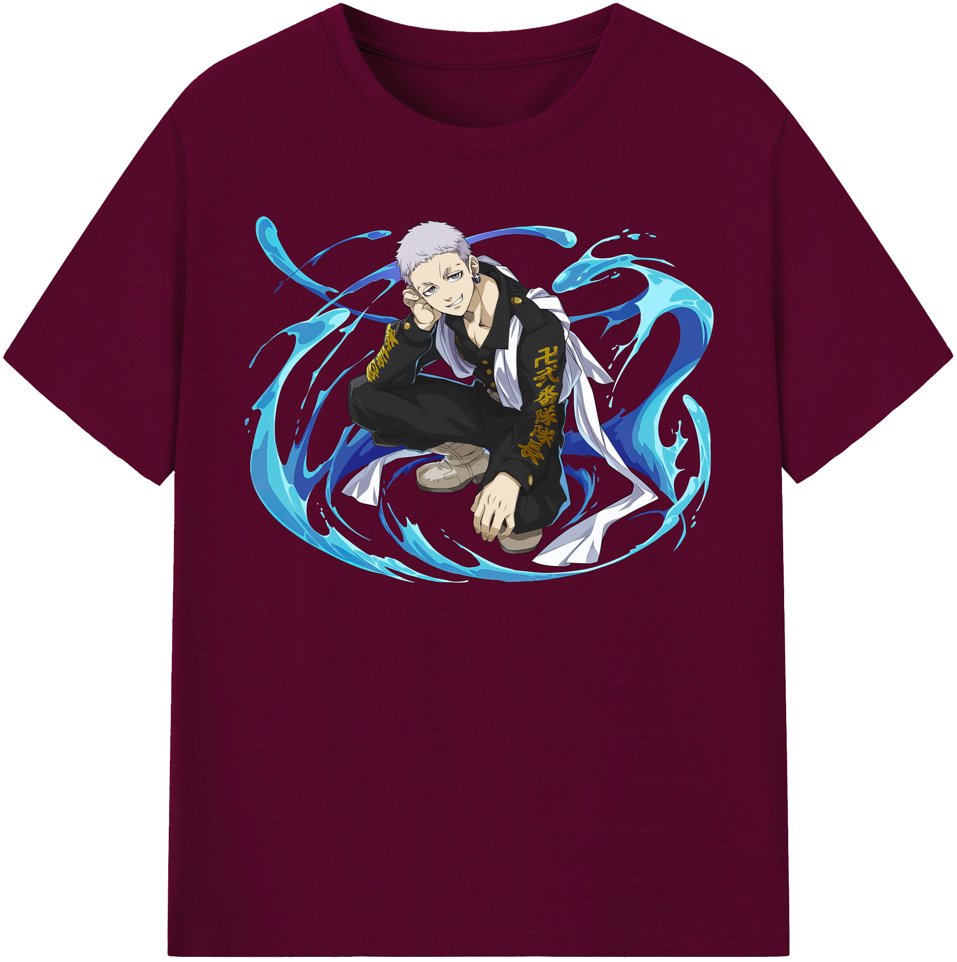 （画像用） 東京リベンジャーズ Tokyo Revengers レディースカジュアルプリントTシャツ（綿100％）